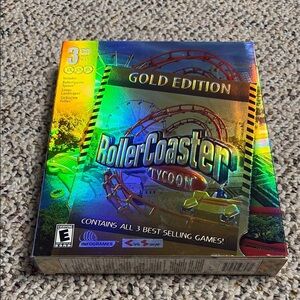 RollerCoaster Tycoon Gold Edition PC Game. 3 CD Set